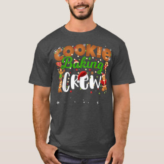 T-shirt Christmas Cookie Baking Crew Funny Matching Family