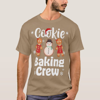 T-shirt Christmas Cookie Baking Crew Funny Pajamas Famille