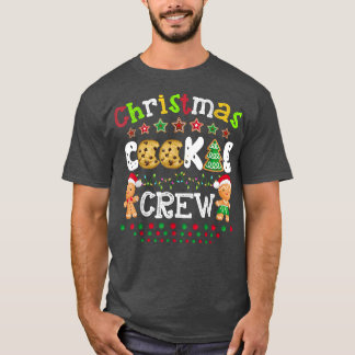 T-shirt Christmas Cookie Baking Crew Funny Pajamas Famille
