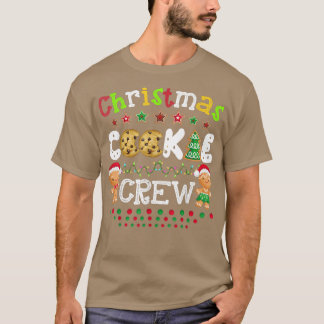 T-shirt Christmas Cookie Baking Crew Funny Pajamas Famille