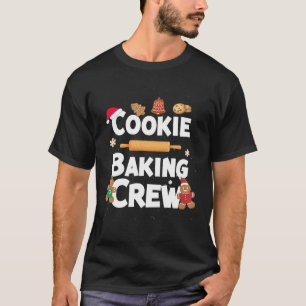 T-shirt Christmas Cookie Baking Crew Funny Pajamas Famille