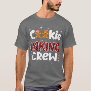 T-shirt Christmas Cookie Baking Crew Funny Pajamas Famille