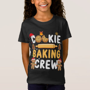 T-Shirt Christmas Cookie Baking Crew Funny Pajamas Famille