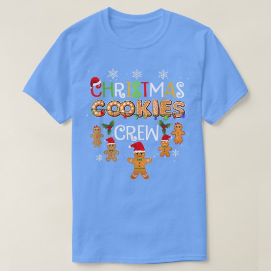 T-shirt Christmas Cookie Baking Crew Funny Pajamas Family (Design devant)