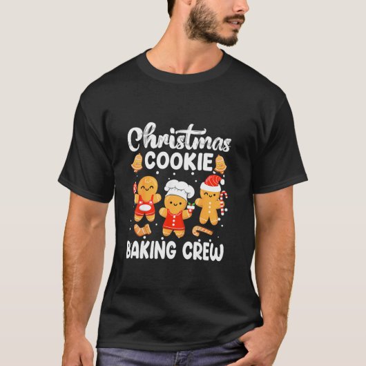 T-shirt Christmas Cookie Baking Crew Xmas Cookie Exchange (Devant)