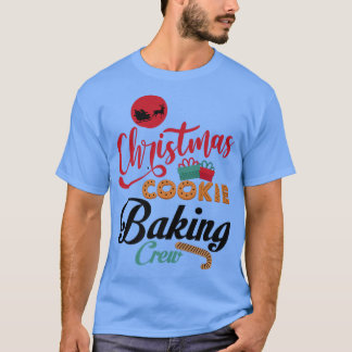 T-shirt Christmas Cookie Baking Équipe de pain d'épice San