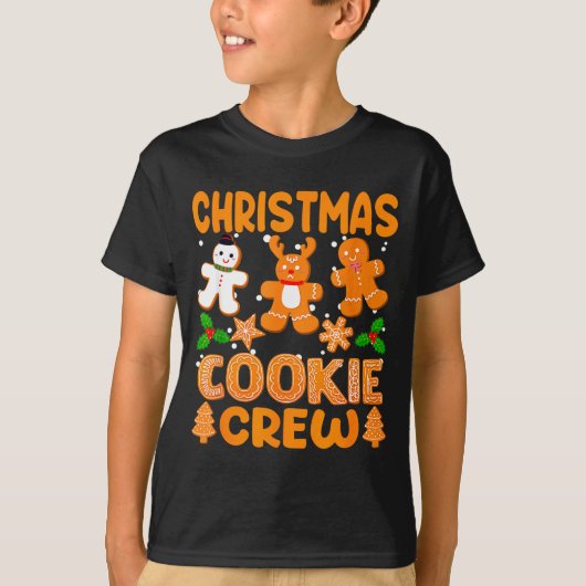 T-shirt Christmas Cookie Crew Baking Team New Xmas Bakers (Devant)