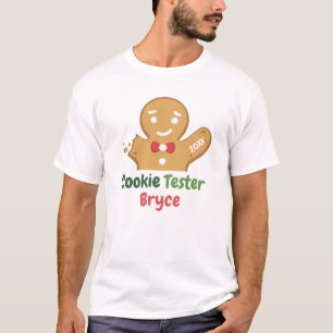 T-shirt Christmas Cookie Tester Cute Holiday Baking Team