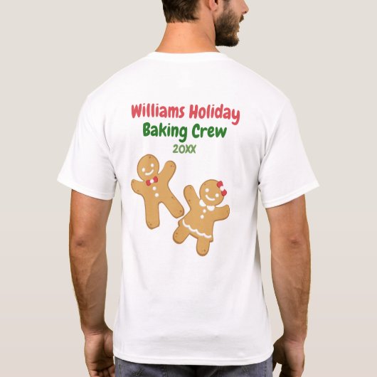 T-shirt Christmas Cookie Tester Cute Holiday Baking Team (Dos)