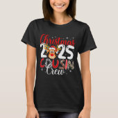 T-shirt Christmas Cousin Crew 2025 Matching Family Xmas Pa (Devant)