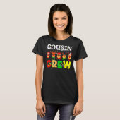 T-shirt Christmas Cousin Crew Reindeer Matching Family Pa (Devant entier)