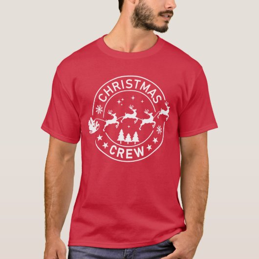 T-shirt Christmas Crew (Devant)