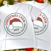 T-shirt Christmas Crew 2025 Family Xmas Holiday Memories