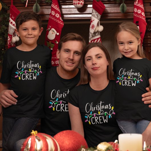 T-shirt Christmas Crew Funny Family Christmas