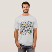 T-shirt Christmas Crew | Happy Christmas season (Devant entier)