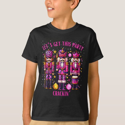 T-shirt Christmas Crushing It Nutcracker - Funny Retro Ugl (Devant)