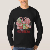 T-shirt Christmas Cupcakes and Candy Merry Christmas (Devant)