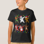 T-shirt Christmas Dabbing Santa And Friends Quarantine Boy<br><div class="desc">Noël Dabbing Père Noël Et Amis Quarantaine Garçons Enfants Noël</div>