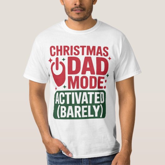 T-shirt Christmas Dad Mode Funny Holiday Tee (Devant)