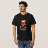 T-shirt Christmas Dog German Shepherd Merry Woofmas Gift (Devant entier)