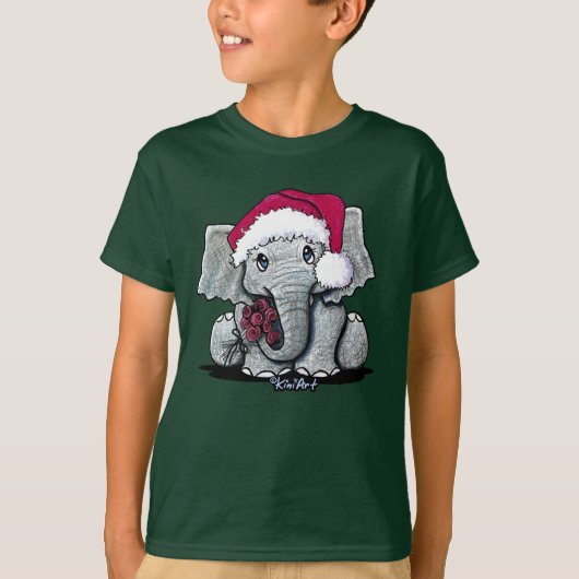 T-shirt Christmas Elephant (Devant)