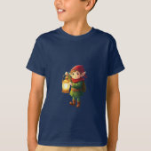 T-shirt Christmas elf (Devant)