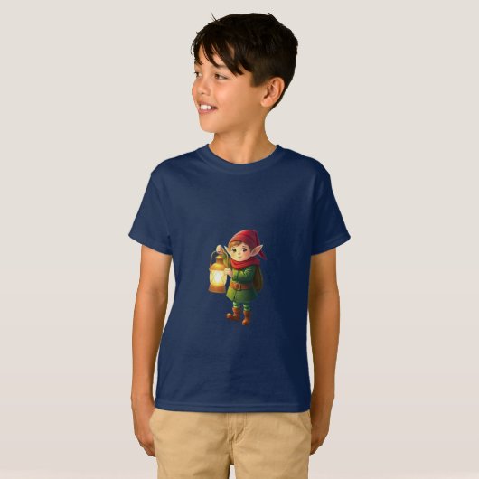 T-shirt Christmas elf (Devant entier)