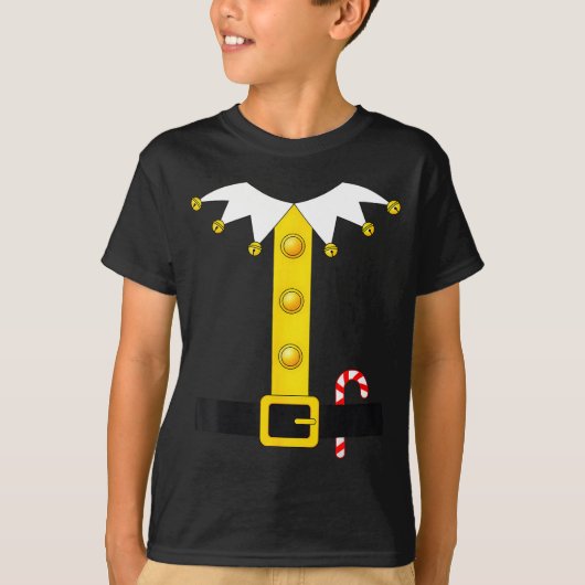 T-shirt Christmas Elf Costume  (Devant)