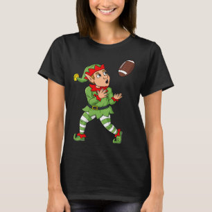 T-shirt Christmas Elf Football Large Récepteur Garçons Enf