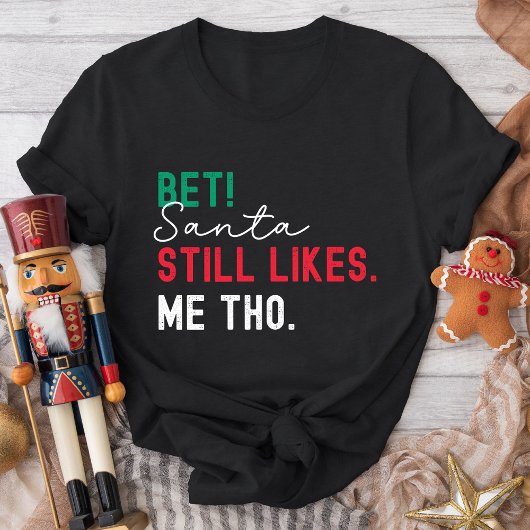 T-shirt Christmas Family Matching Funny Naughty List Gen Z