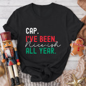 T-shirt Christmas Family Matching Funny Naughty List Gen Z