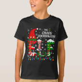 T-shirt Christmas Family Matching Pajamas Chaos Coordinato (Devant)