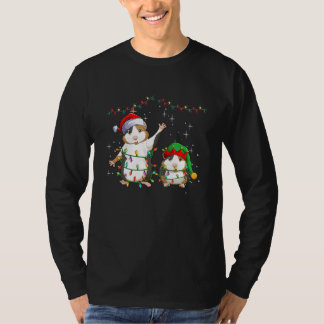 T-shirt Christmas for men women kids Santa ELF Guinea Pig