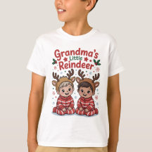Christmas Gifts for Grandkids Reindeer Shirt