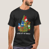 T-shirt Christmas Gnome Hanging With My Gnomies Tree Holid (Devant)