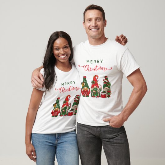 T-shirt Christmas Gnomes (Unisexe)