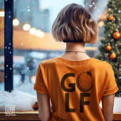 T-shirt Christmas Golf Ornament