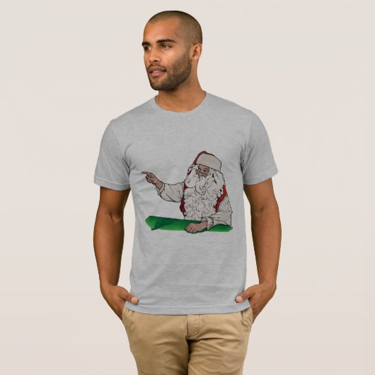 T-shirt Christmas Heather Grey (Devant entier)