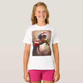 T-shirt Christmas Horse (Devant entier)