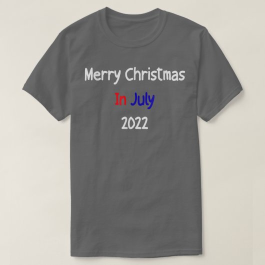T-shirt Christmas In July Summer Santa Xmas 2022  (Design devant)