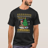 T-shirt Christmas Is Better With A Chihuahua Pajama Dog Pu (Devant)