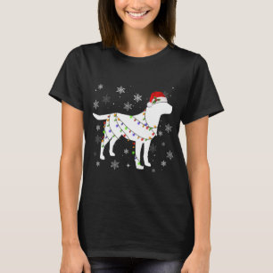 T-shirt Christmas Lights Labrador Retriever Amoureux des c