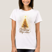 T-shirt Christmas Magic Is Here Shirt –Elegant Holiday Tee (Devant)