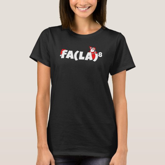 T-shirt Christmas Math Teacher Fa La8 Equations Fa La La L (Devant)