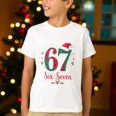 T-shirt Christmas Meme Six Seven 67 6 7 Holiday