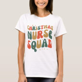 T-shirt Christmas Nurse Squad (Devant)