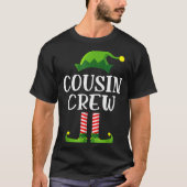 T-shirt Christmas Pajama Cousin Crew Funny Elf Matching Pa (Devant)