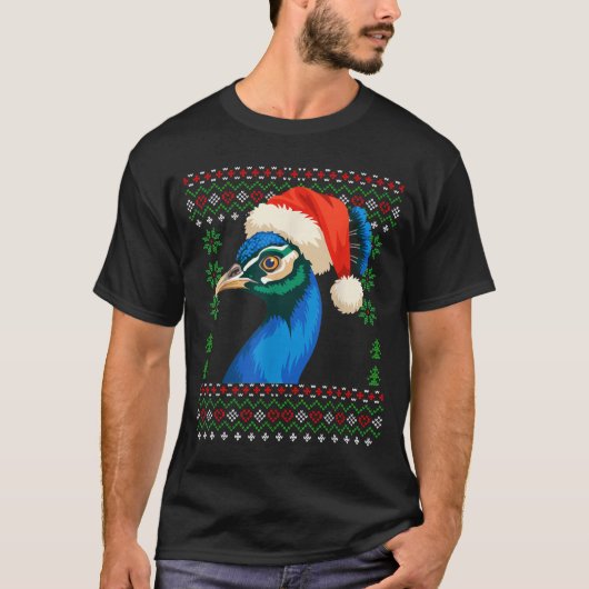 T-shirt Christmas Pea Ugly Xmas Sweater  (Devant)