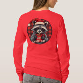 T-shirt Christmas Raccoon Cocoa Cheer (Dos)