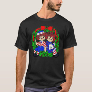 T-shirt Christmas Raggedy Anne and Andy Vintage 1478png147